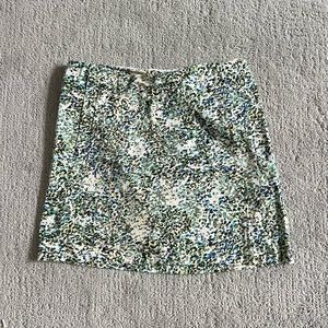 Jcrew stretchy zip up skirt